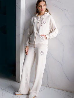 Худи на молнии из петельчатого футера-трехнитки