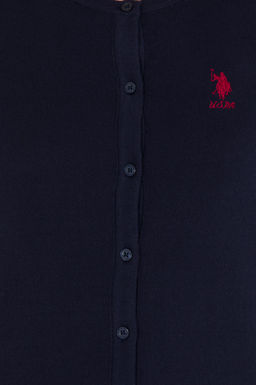 U. S. Polo Assn Женский темно-синий базовый трикотажный кардиган - U.s. polo assn фото 6