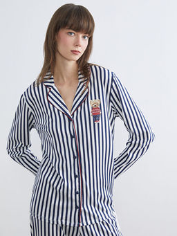 Ay? Teddy Bask?l? Kad?n Pijama ?st