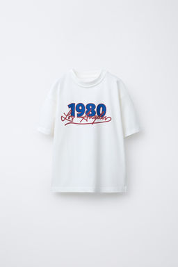 VARSITY SLOGAN T-SHIRT