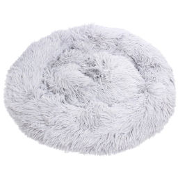 Лежанка для животных круглая "Место БРО", цвет серый, d-60см (Лейбл)