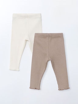 Beli Lastikli K?z Bebek Tayt 2li