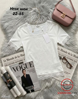 Футболка женская с гипюром - Bruno фото 8