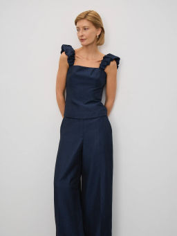 Брюки широкого кроя - Emka фото 2