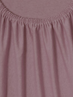 Простыня трикотажная на резинке - Какао 140х200х20