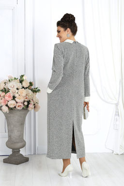 Платье Ninele 6036 серебро фото 4