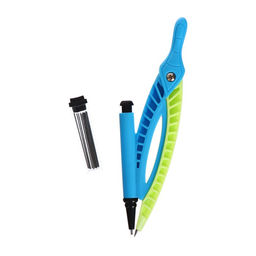 Готовальня 7 предметов: циркуль 115 мм, грифели, ластик, линейка 15 см, 2 угольника, транспортир