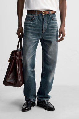 STRAIGHT ANKLE FIT JEANS - Zara фото 5