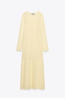 DOUBLE LAYER KNIT DRESS - Zara фото 7