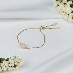 Браслет регулиреумый с Морганитом от 16 см