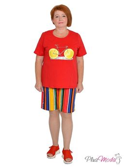 Футболка Модель №1032 размеры 44-84 - Plusmoda фото 5