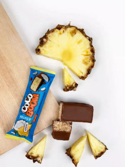 Изделие кондитерское батончик Coco Boom 40 г вкус Ананас Ёбатон - Ебатон фото 3