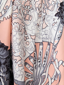 Большой, мягкий, тонкий и очень нежный двусторонний платок с рисунком. - Tantino фото 10