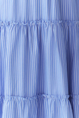 TRENDYOLMILLA Maxi Cizgili Dokuma F?rf?rl? Plaj Elbisesi TBESS24EL00091  фото 10