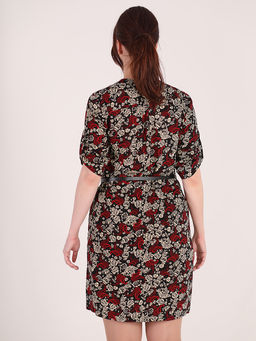 Платье летнее больших размеров с восточным узором - Almond фото 4