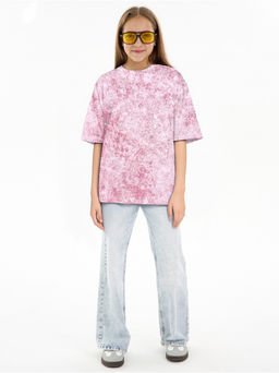 Футболка Винтаж Бело - Розовый Девочка - София фото 4