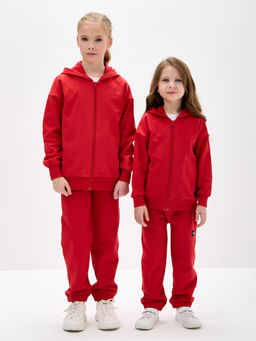 Красная толстовка для девочки - Kogankids фото 41