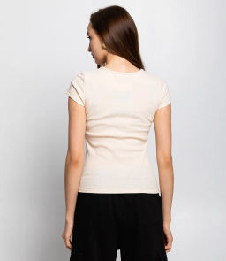 Футболка #КТ2253, светло-бежевый