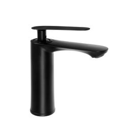 Смеситель для раковины ZEIN Z2077F, дизайнерский, картридж 35 мм, латунь, черный