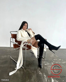 Осенние женское пальто из альпаки