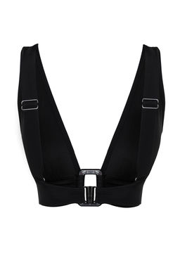 TRENDYOLMILLA Siyah Ucgen Aksesuarl? Bikini Ustu TBESS24BU00035  фото 7