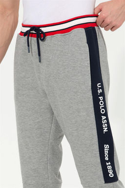 U. S. Polo Assn / Мужские серые меланжевые спортивные штаны - U.s. polo assn фото 14