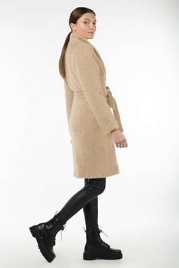 01-09698 Пальто женское демисезонное (пояс)