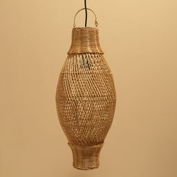 Светильник потолочный из ротанга «Сухарто», 1×120 Вт, Е27, 25×25×60 см