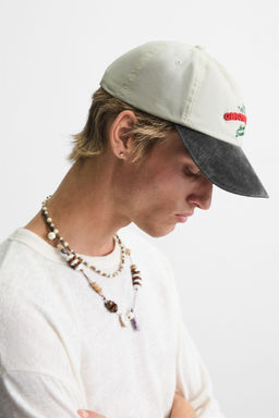 CONTRAST EMBROIDERY CAP - Zara фото 2