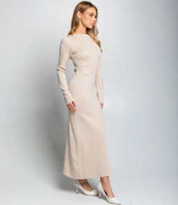 Платье #КТ25114, бежевый