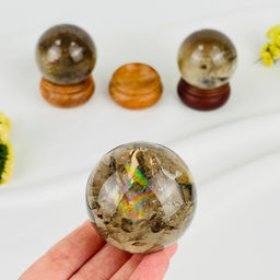 Шар из Раухтопаза - Радуга самоцветов фото 2