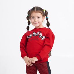 CRB wear/CWKG 62882-26-290 Джемпер модель свитшот для девочки, красный/Ex.Cherubino  фото 2