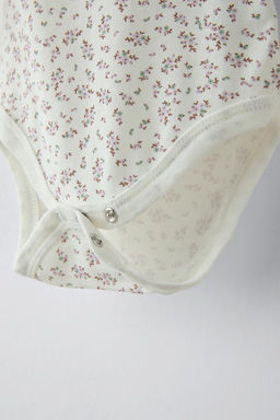 PACK OF FIVE FLORAL BODYSUITS - Zara фото 4