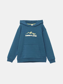 Kap??onlu Erkek ?ocuk Kal?n Sweatshirt