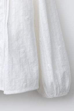 ROMANTIC SHIRT WITH EMBROIDERED FLOWERS - Zara фото 4