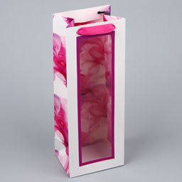 Пакет подарочный под бутылку, упаковка, «В этот день можно всё!», 36×13×10 см