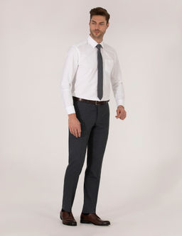 Beyaz Regular Fit Uzun Kollu Klasik G_mlek