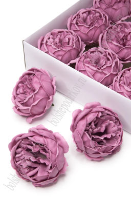 Мыльные цветы "Пионовидная роза" 9*7 см (9 шт) SF-7990, пенка