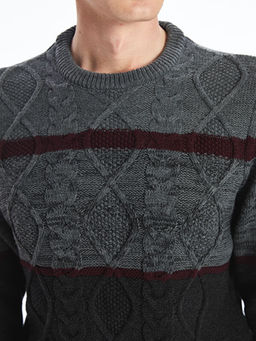 Bisiklet Yaka Erkek Triko Kazak