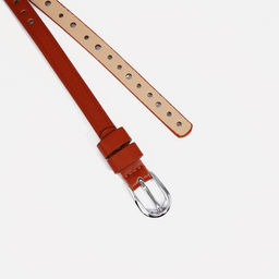 Ремень женский, ширина 1.5 см, винт, пряжка металл, цвет коричневый - Simaland фото 2