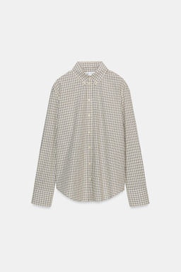 ZW COLLECTION CHECK SHIRT - Zara фото 4