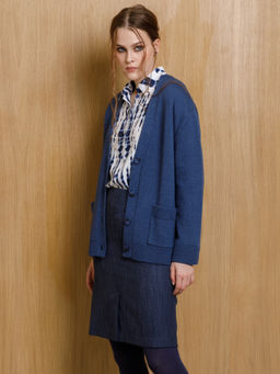 Кардиган вязаный