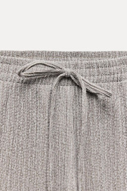 TEXTURED STRAIGHT-LEG TROUSERS - Zara фото 7
