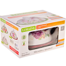 26233 Маслёнка с крышкой Букет LR (х24) - Mayer&boch фото 3