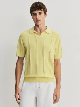 Джемпер поло фактурной вязки ZR2605043306-133 / Zarina