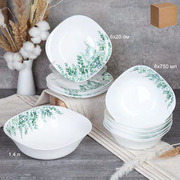 Тарелка квадратная 200 мм / GRAY-16/865220 (7520)ШТУЧНО /уп 48/