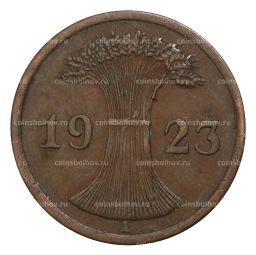 2 рентенпфеннига 1923 года А Германия