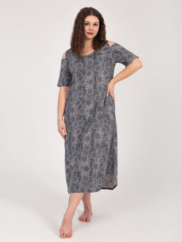 Платье женское кулирка "ВЛАДА" ЛЕО СЕРЫЙ