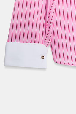 CAMISA POPEL?N RAYAS / Rosa - Zara фото 9