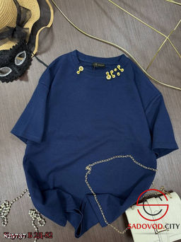 Футболка женская однотонная